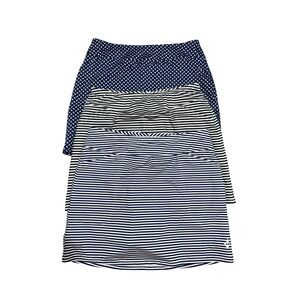 Jofit Athletic Golf Skorts Women Large Navy Blue Striped Geometric Bundle of 3